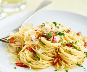 Spaghetti aglio olio peperoncino