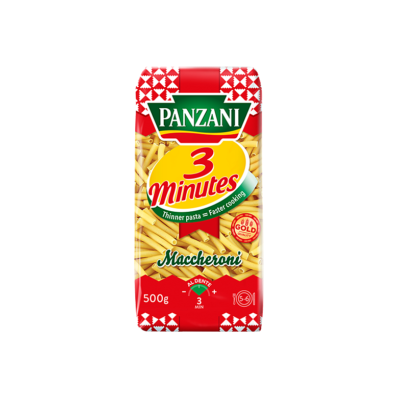 Panzani Maccheroni 3 minuty