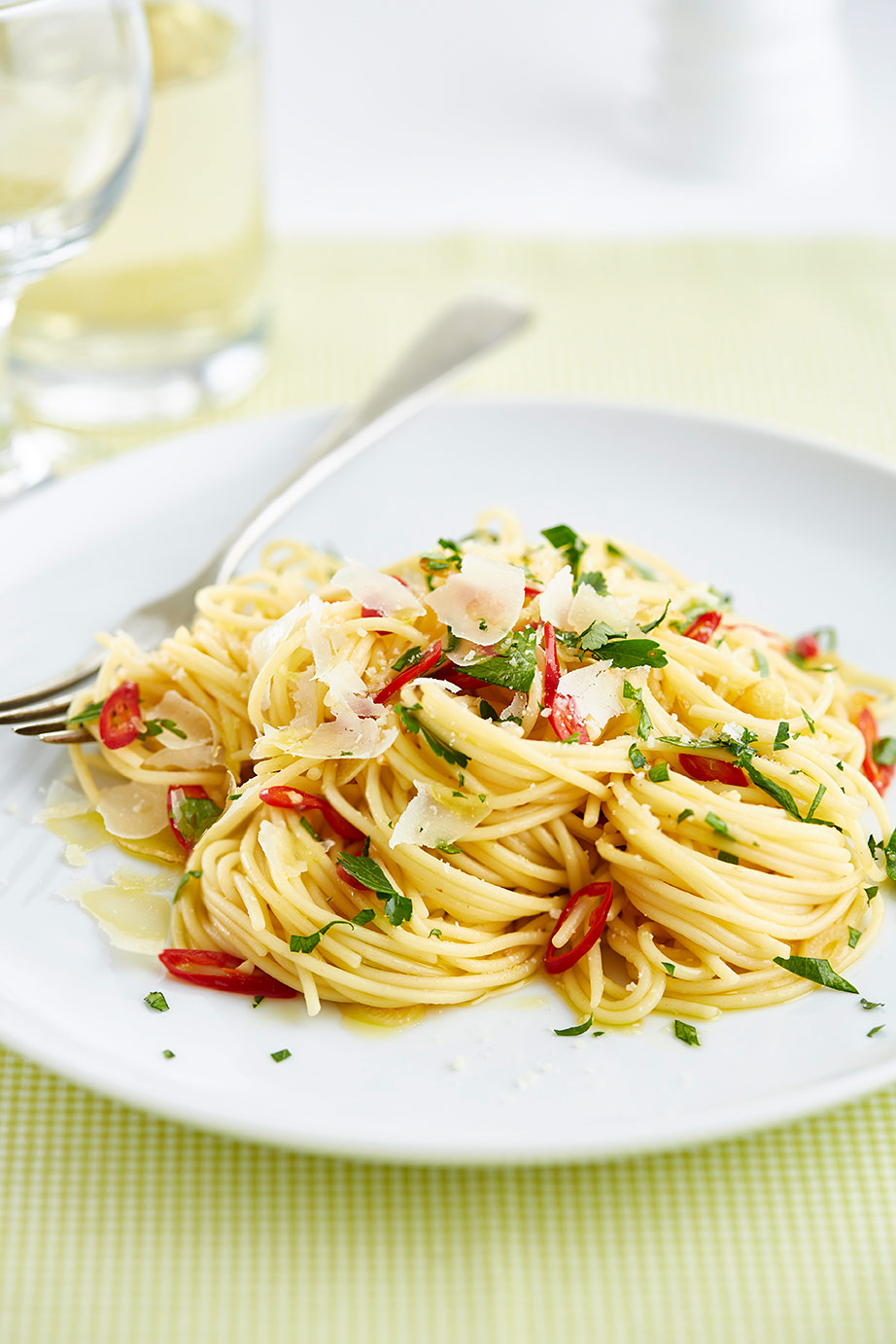 Spaghetti aglio olio peperoncino